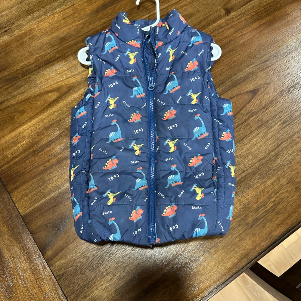 Dinosaur Adventure Kids' Vest - Blue